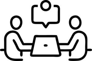 Startup team collaborating on laptops in co working space soft abstract background copy space below. vector