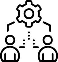 Startup team collaborating with digital twins soft abstract background copy space below. vector