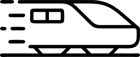 Soft abstract image of a futuristic train speeding through a digital landscape with bokeh lights and copy space vector