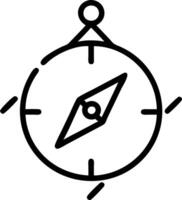 Soft abstract image of a compass pointing forward with soft lights and copy space below vector
