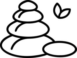 Soft abstract image of essential oils and stones arranged in harmony copy space below vector