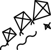 Soft abstract image of colorful kites soaring against a bright sky with ample copy space vector