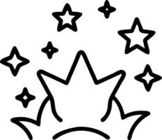 Soft abstract Reyes Magos with starry background and copy space vector