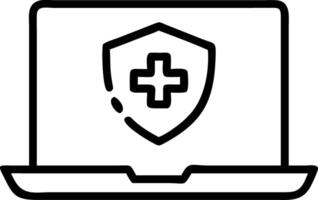 Soft abstract telemedicine health data security copy space vector