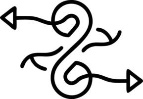 Soft abstract Reyes Magos with intertwined paths and copy space vector