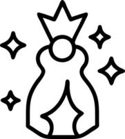 Soft abstract Reyes Magos with flowing robes and luminous symbols with copy space vector