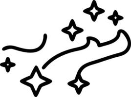 Soft abstract Reyes Magos with magical trails and copy space vector