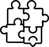 Soft abstract digital art with team connecting puzzle pieces copy space below Set 2 vector