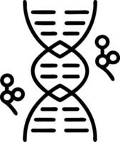 Soft abstract digital art of DNA strands intertwined with binary code bokeh lights and copy space representing Science Fiction Day vector