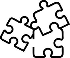 Soft abstract digital art with team connecting puzzle pieces copy space below vector