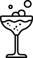 Soft abstract image of a champagne tower with floating bubbles copy space on side Set 2 vector