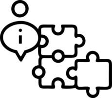 Soft abstract business meeting with puzzle pieces floating copy space below vector