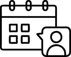 Social media manager scheduling posts in a plain workspace with copy space vector