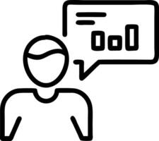 SEO specialist analyzing website performance in a plain office with copy space vector
