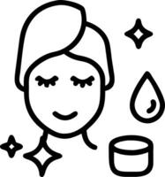 Skincare routine infographic icons vector