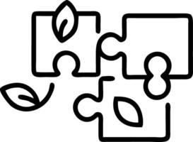 Reality close up of puzzle pieces with natural elements leaves stones being connected by team members emphasizing harmony and teamwork copy space below Set 4 vector