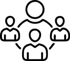 Reality Portrait of Community Manager Collaborating with Team on Project vector