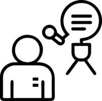 Researcher analyzing results from AI driven test in lab vector