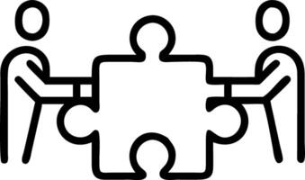 Reality macro of diverse team members assembling puzzle pieces on a wooden table showcasing collaboration and unity copy space on top vector