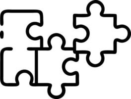Plain background with minimalist puzzle layout copy space on right vector