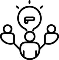 Portrait of team leader using smart ring for project management copy space on right vector