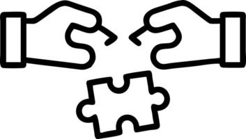 Portrait close up of hands placing the final puzzle piece celebrating team achievement copy space on bottom Set 3 vector