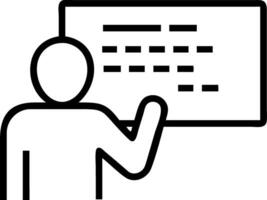 Programmer writing code on transparent screen with copy space vector