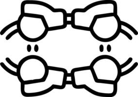 Portrait of team members using smart bracelets for synchronized collaboration copy space on right vector