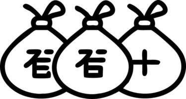Plain Seollal Traditional Sebae Don Background vector
