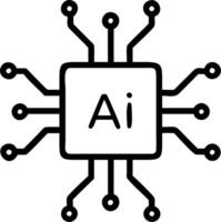 Plain white background with circuit board for industrial use vector