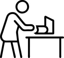 Person arranging a self care kit on a table copy space on left Set 2 vector