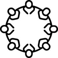 People from different faiths in prayer circle with copy space vector