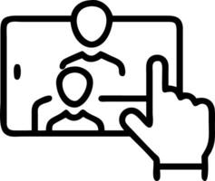 Plain background of a business leader using digital collaboration tools for innovation with copy space Set 3 vector