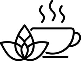 Plain background with arranged herbal infusions and tea sets copy space above vector