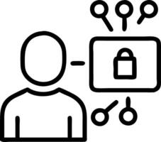 Plain background of IT specialist using blockchain for digital transformation with copy space Set 2 vector