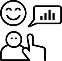 Plain background of business analyst using sentiment analysis for digital transformation with copy space Set 2 vector