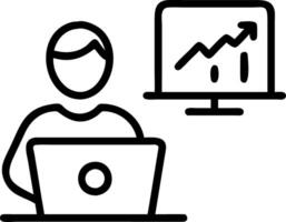 Plain background of a business analyst using collaborative data platforms for team insights with copy space Set 2 vector