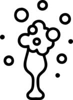 Macro shot of sparkling wine bubbles with soft background copy space above. Set 2 vector