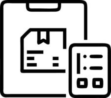 Macro view of logistics cost calculator and digital invoices Set 8 vector
