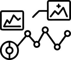 Macro shot of social media icons intertwined with digital analytics with copy space vector