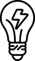 Macro shot of LED light bulb in hand symbolizing energy efficient technology vector