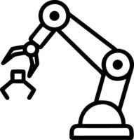 Macro shot of robotic arm picking up tiny electronic component with copy space vector