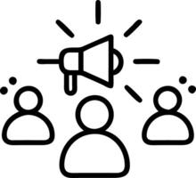 Marketing team collaborating on influencer campaigns bokeh digital art background copy space on right. Set 11 vector