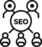 Marketing team collaborating on SEO strategies soft abstract background copy space below. Set 5 vector