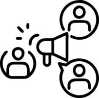 Marketing team collaborating on influencer campaigns bokeh digital art background copy space on right. Set 3 vector