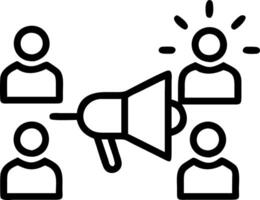 Marketing team collaborating on influencer campaigns bokeh digital art background copy space on right. Set 7 vector