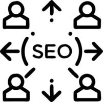 Marketing team collaborating on SEO strategies soft abstract background copy space below. Set 9 vector