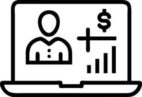 Medical cost manager analyzing data on bokeh digital art background vector
