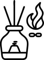 Macro shot of aromatic essential oils and diffuser in a tranquil spa setting copy space below. Set 2 vector