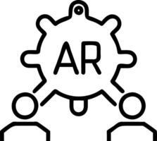Macro shot of engineers collaborating using augmented reality tools with copy space vector